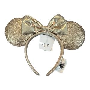 Champagne Minnie Mouse Ear Headband